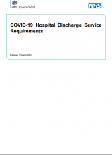 Coronavirus (COVID-19): Hospital discharge service requirements